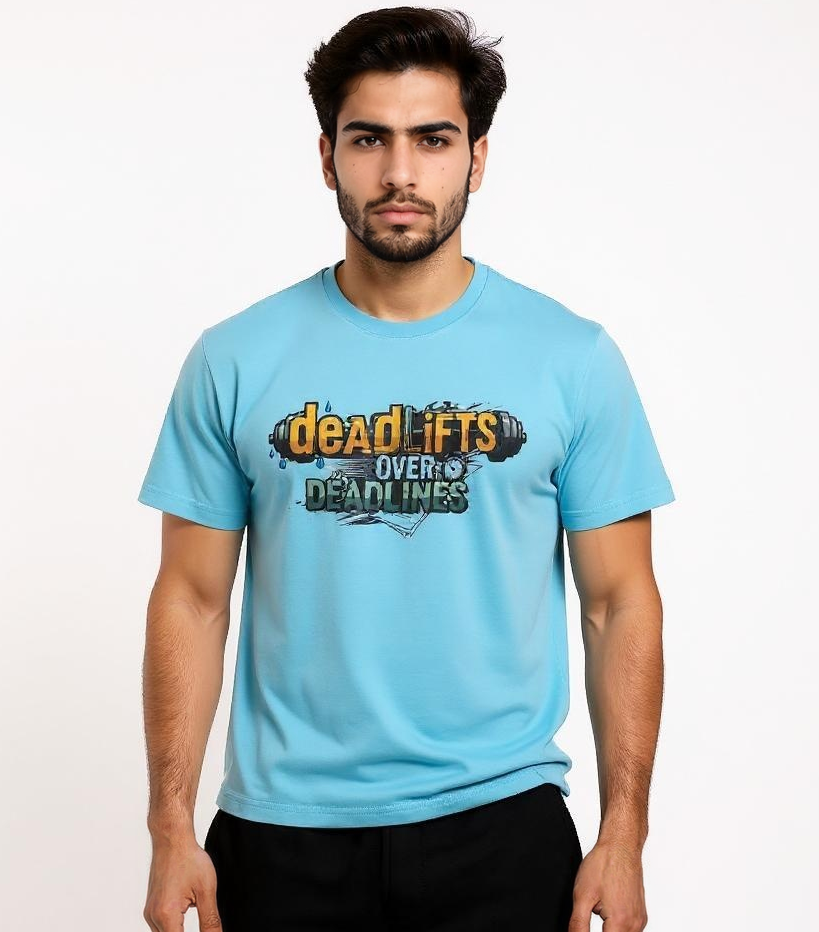 Deadlifts Over Deadlines T-Shirt