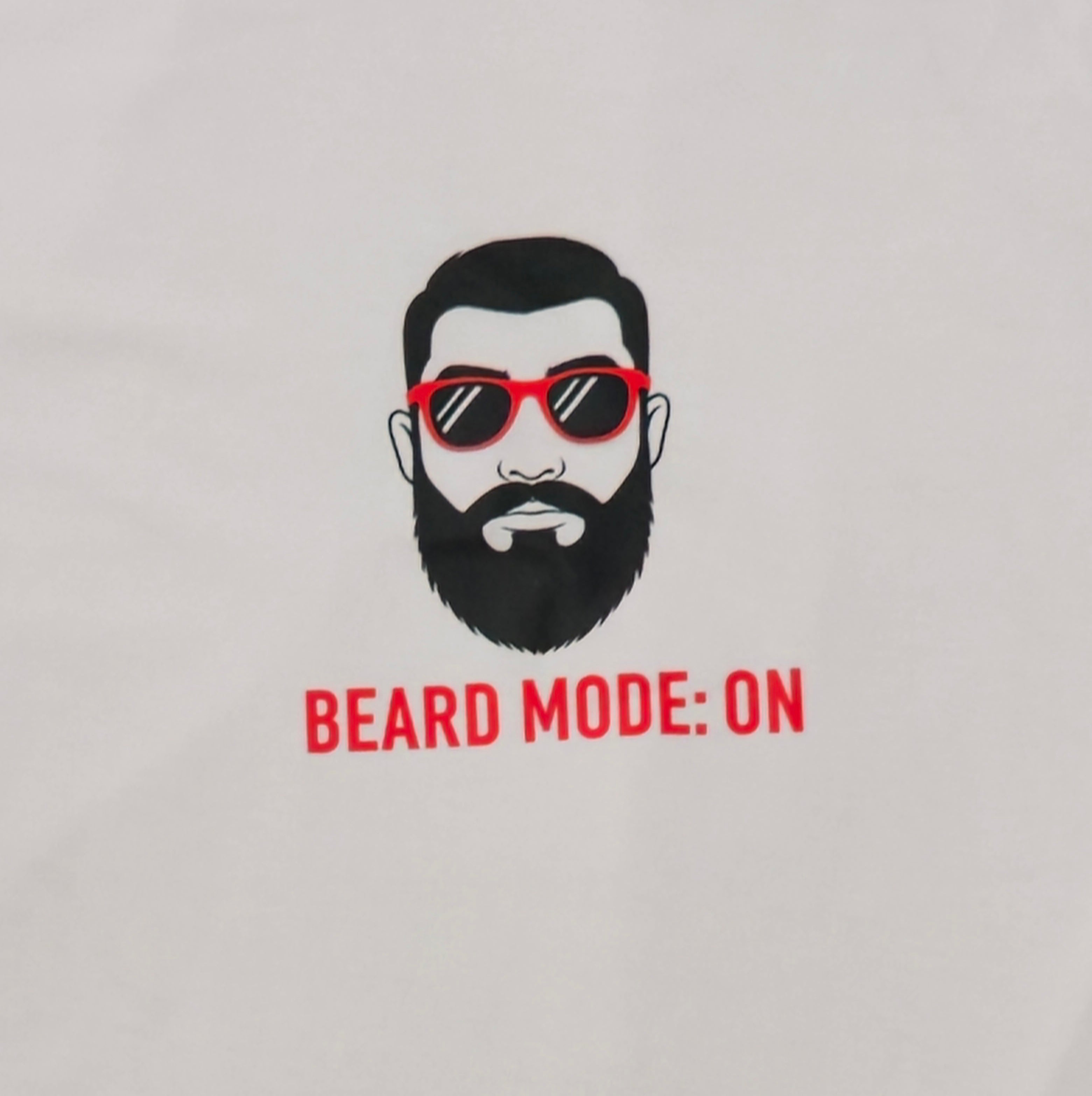 Beard Mode: On T-Shirt