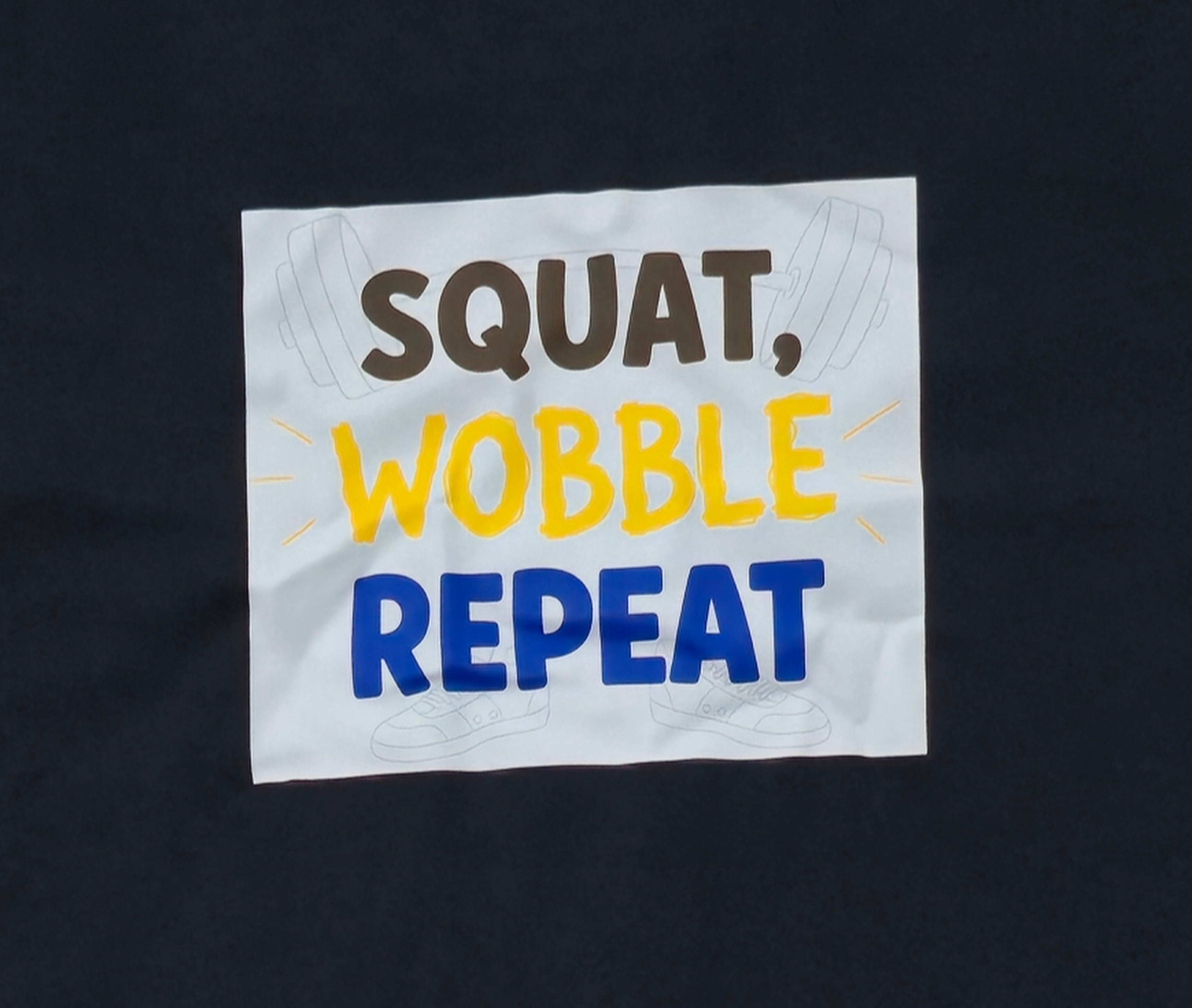 Squat, Wobble, Repeat T-Shirt