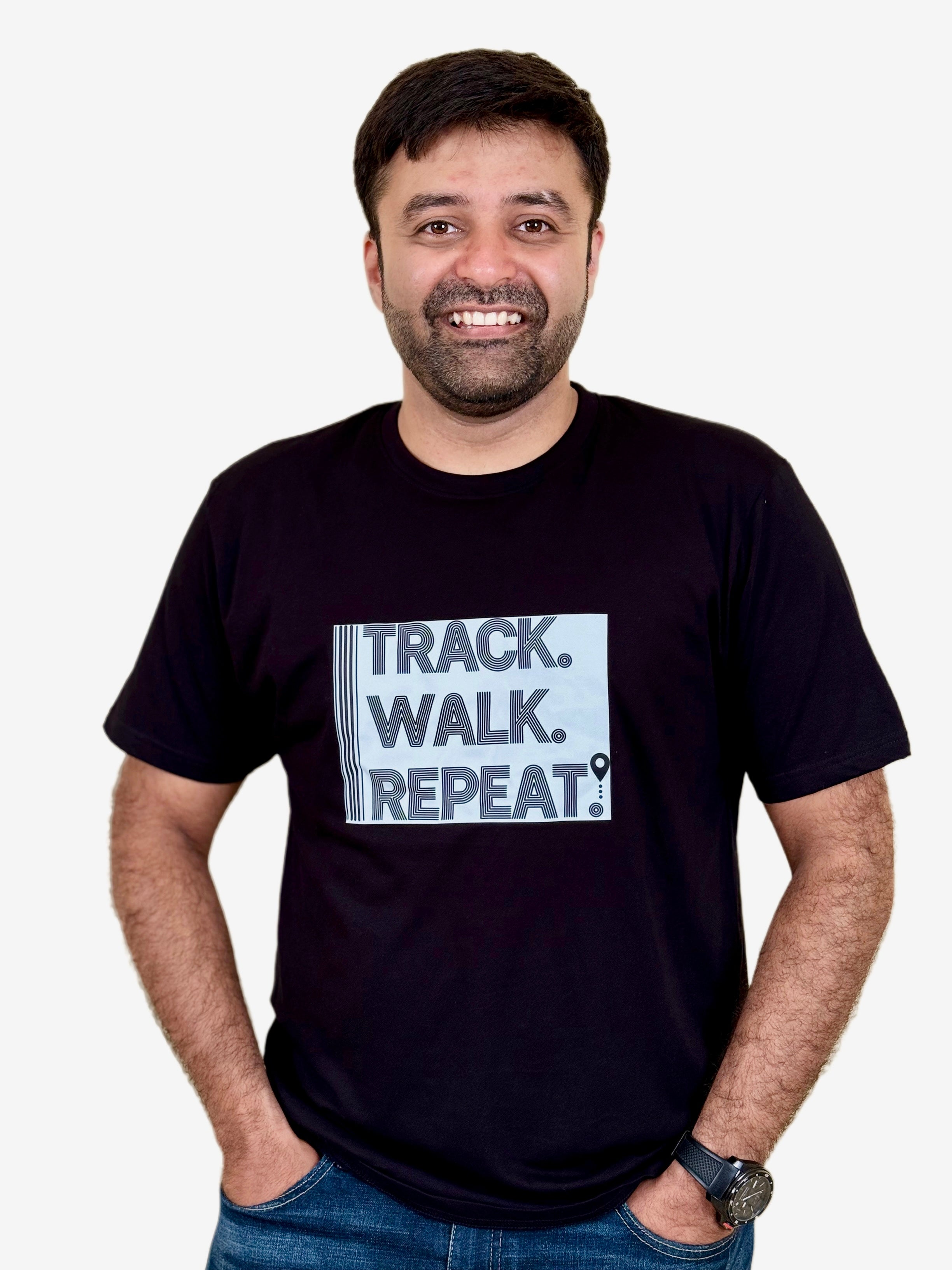Track. Walk. Repeat. T-Shirt