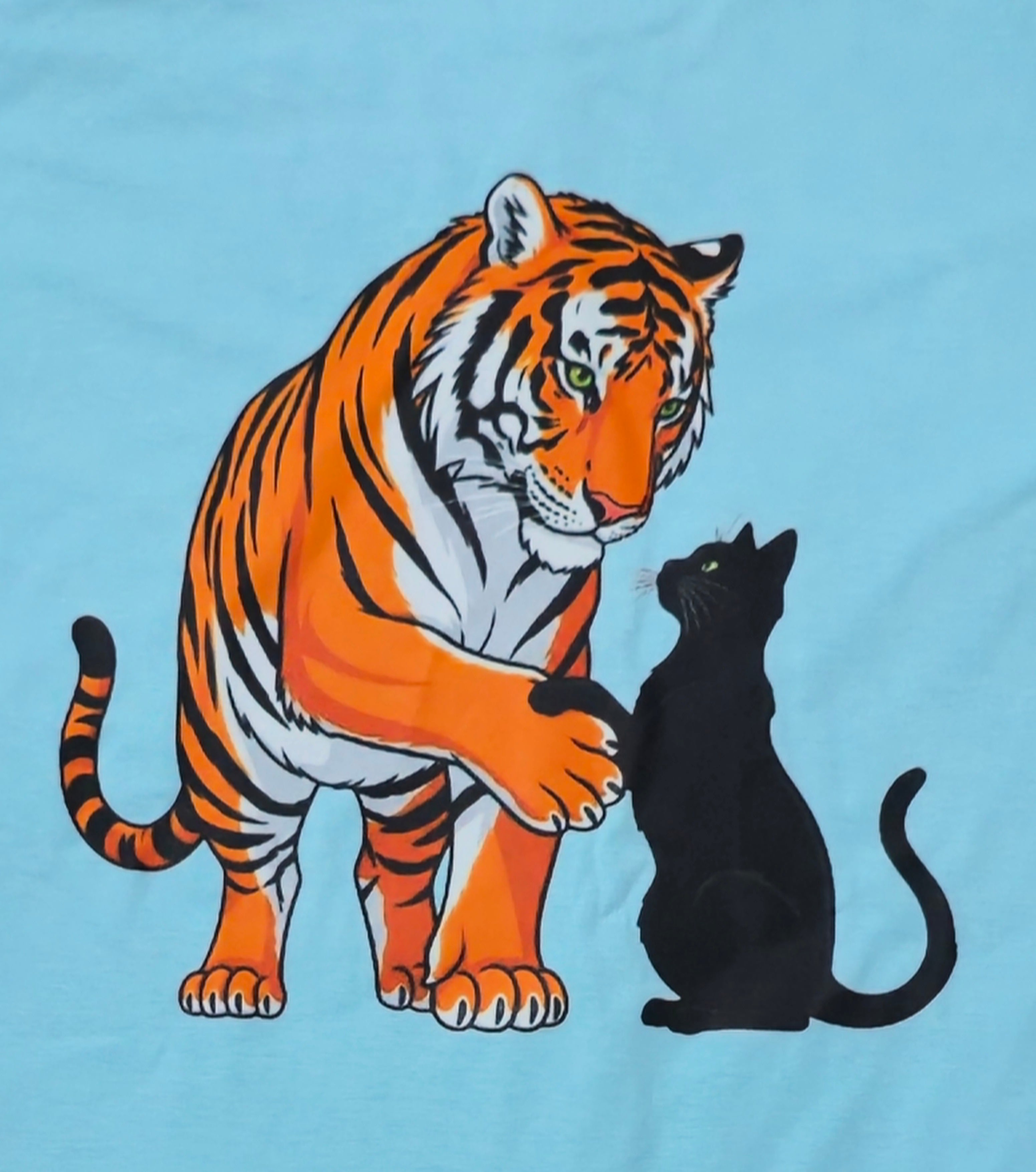 Tiger and Cat T-shirt