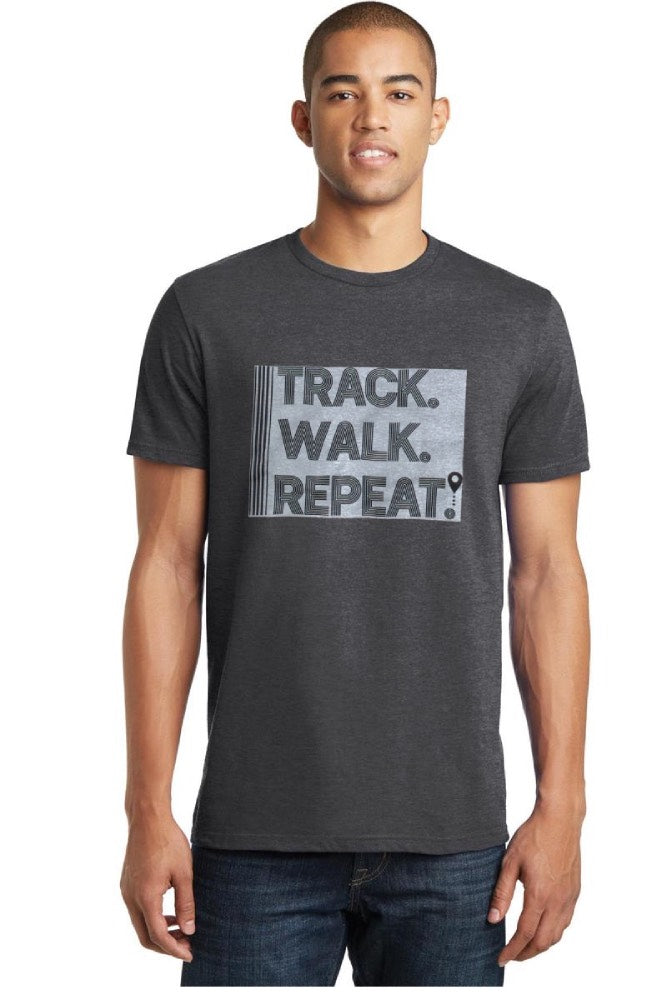 Track. Walk. Repeat. T-Shirt