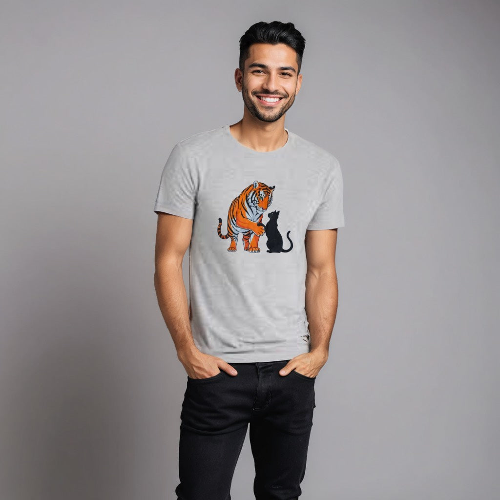 Tiger and Cat T-shirt