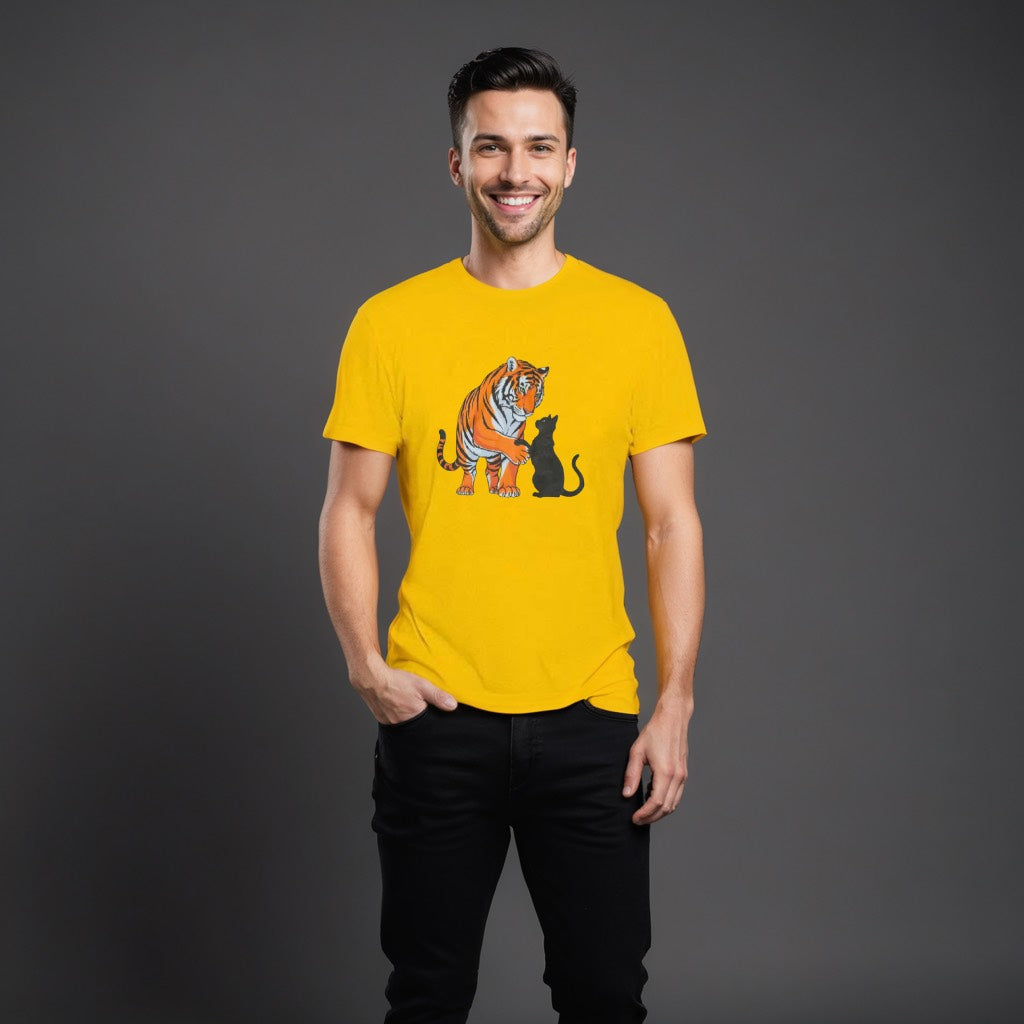 Tiger and Cat T-shirt